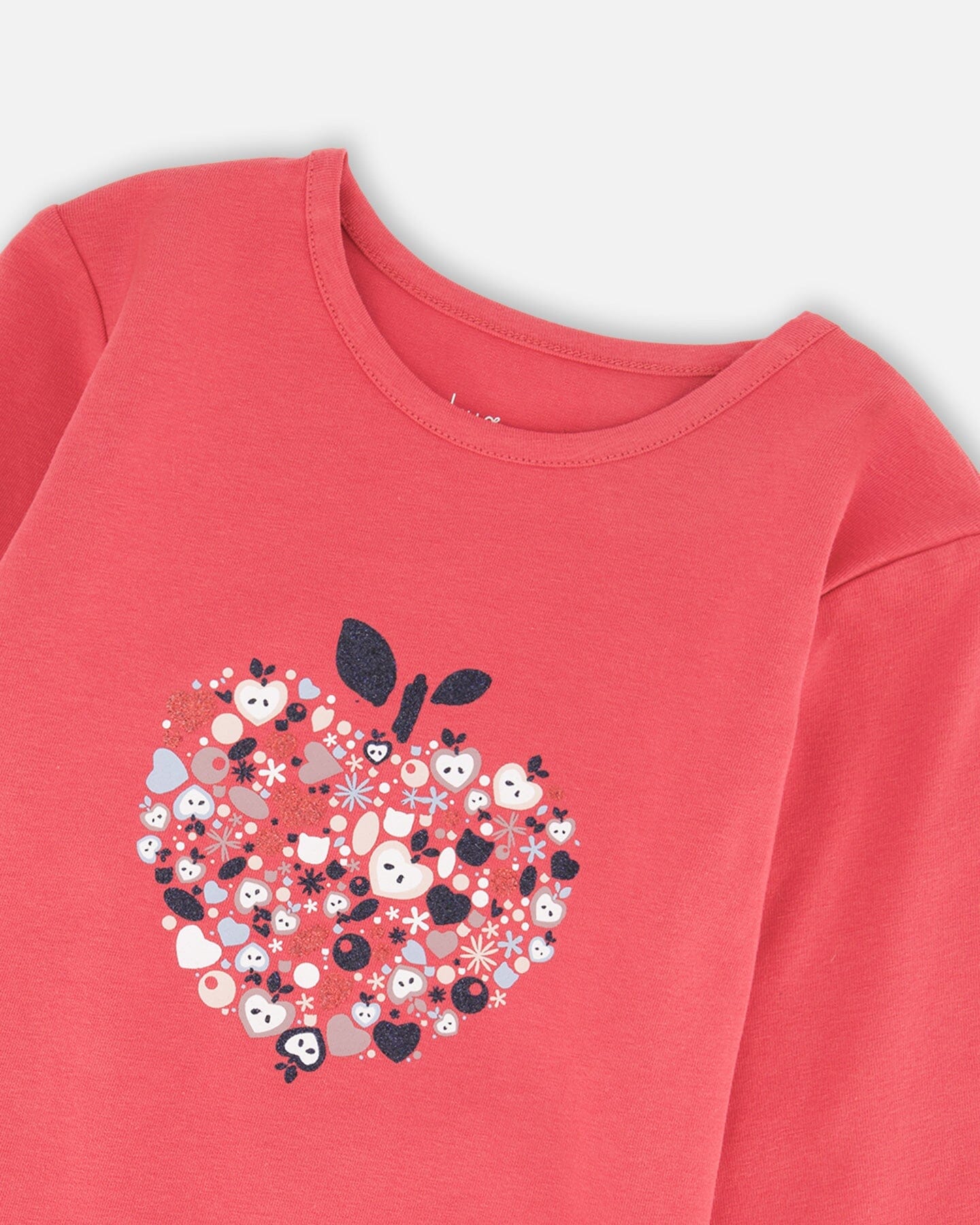 Deux Par Deux - Long Sleeve Tshirt - Cardinal