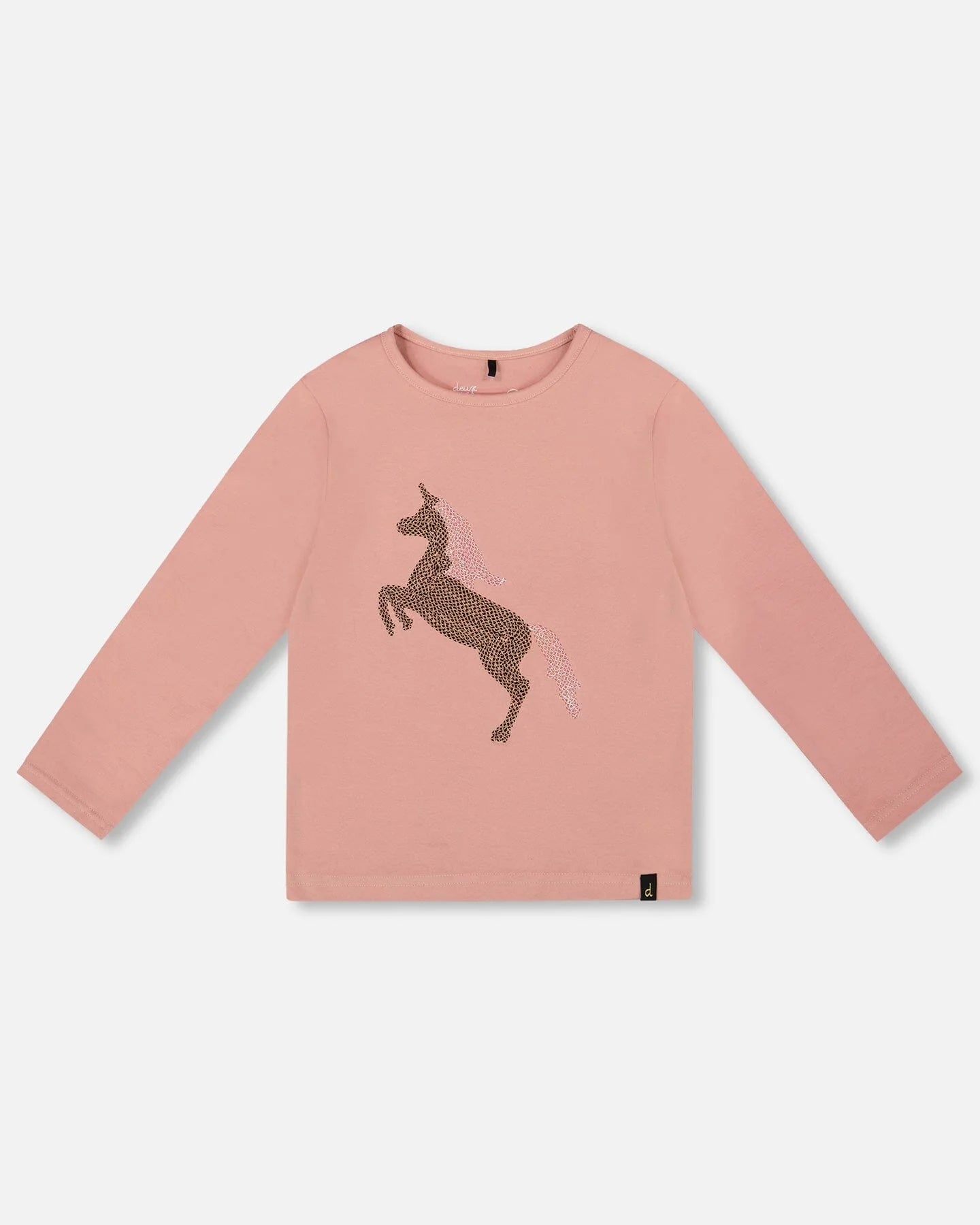Deux Par Deux - Long Sleeve Top - Dusty Pink