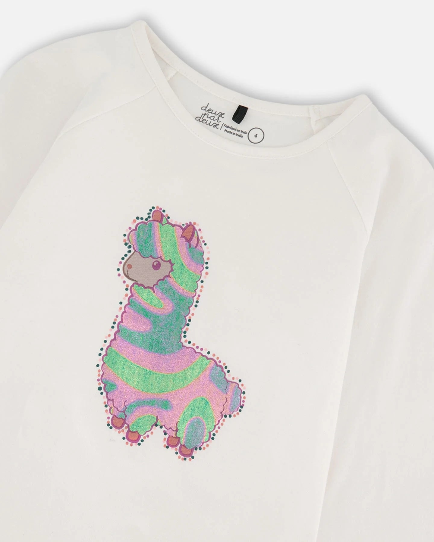 Deux Par Deux - Organic Cotton Raglan - Off White