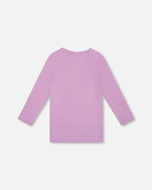 Deux par Deux - Super Soft Brushed Jersey Tunic - Purple