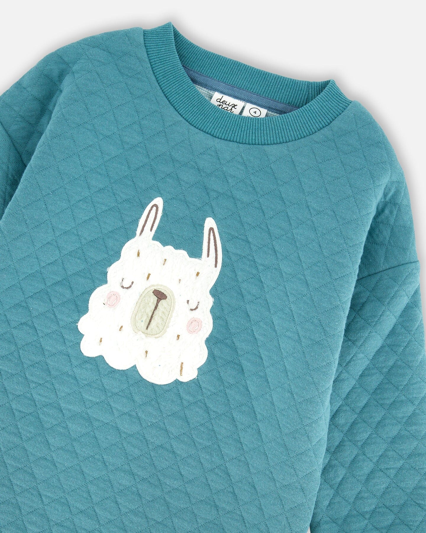Deux Par Deux - Quilted Tunic - Turquoise
