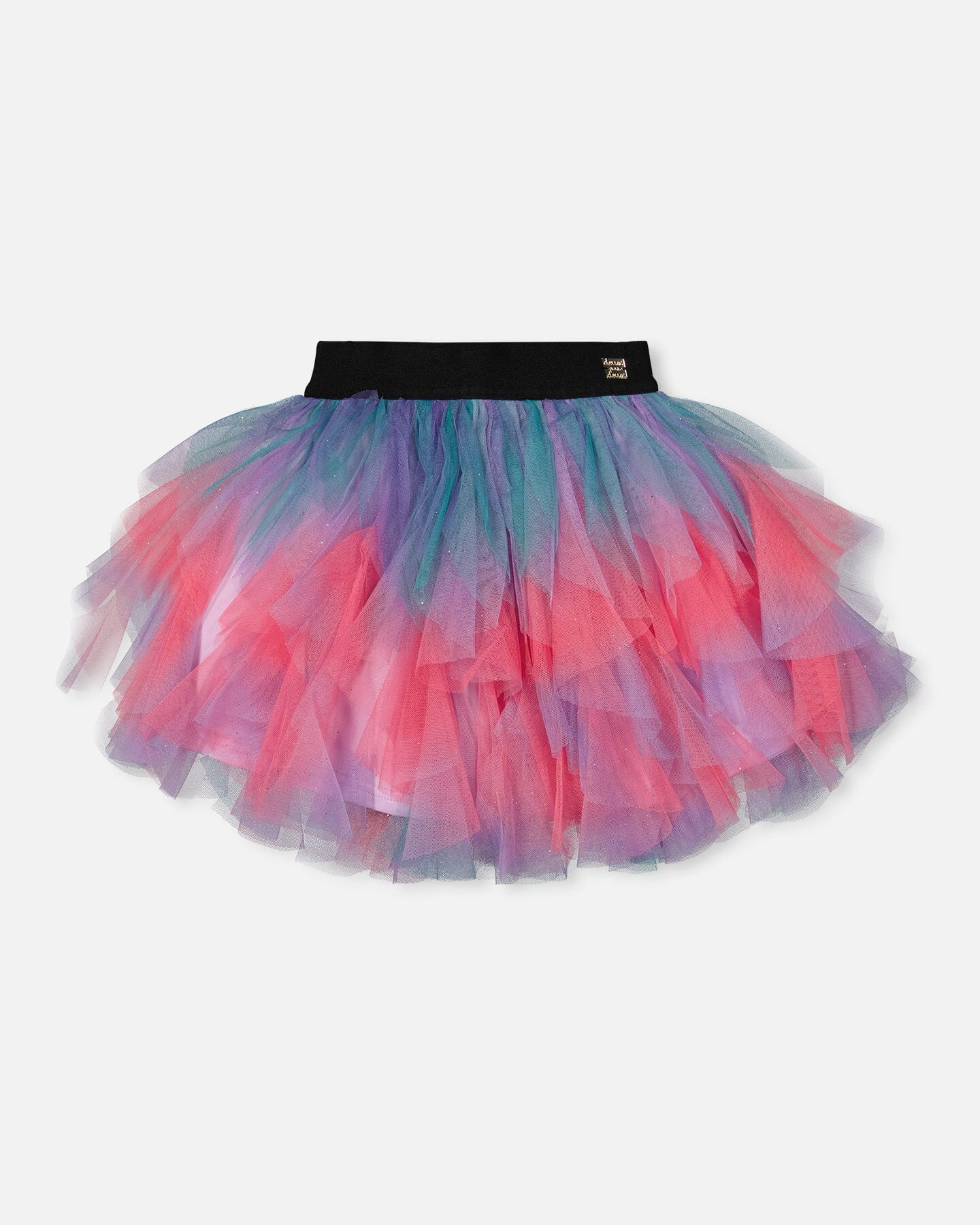 Deux Par Deux - Multi Layer Mesh Skirt - Multicolour