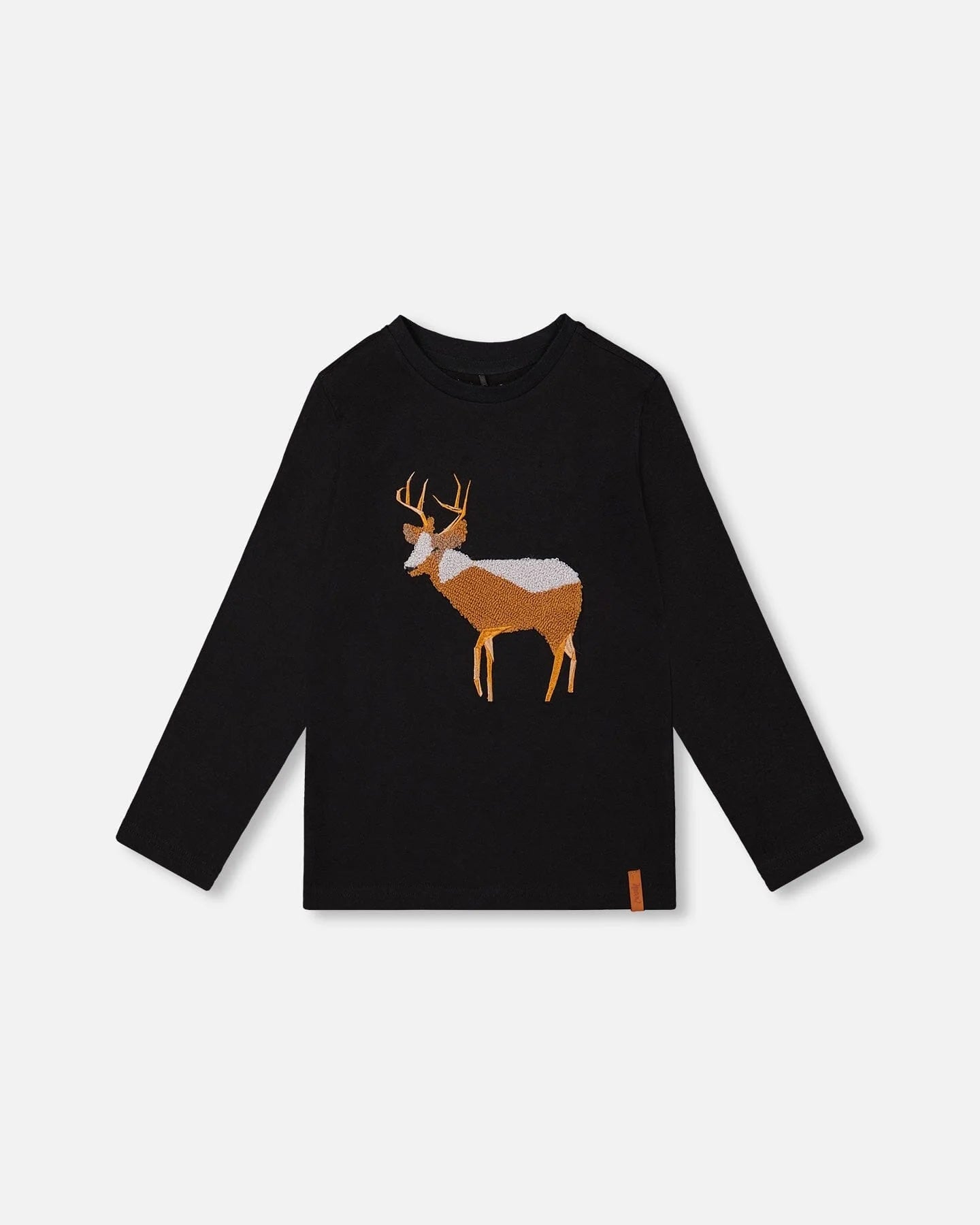 Deux Par Deux - Organic Cotton Long Sleeve Top - Black
