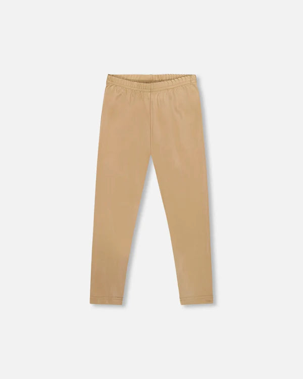 Deux Par Deux - Stretch Shiny Leggings - Gold