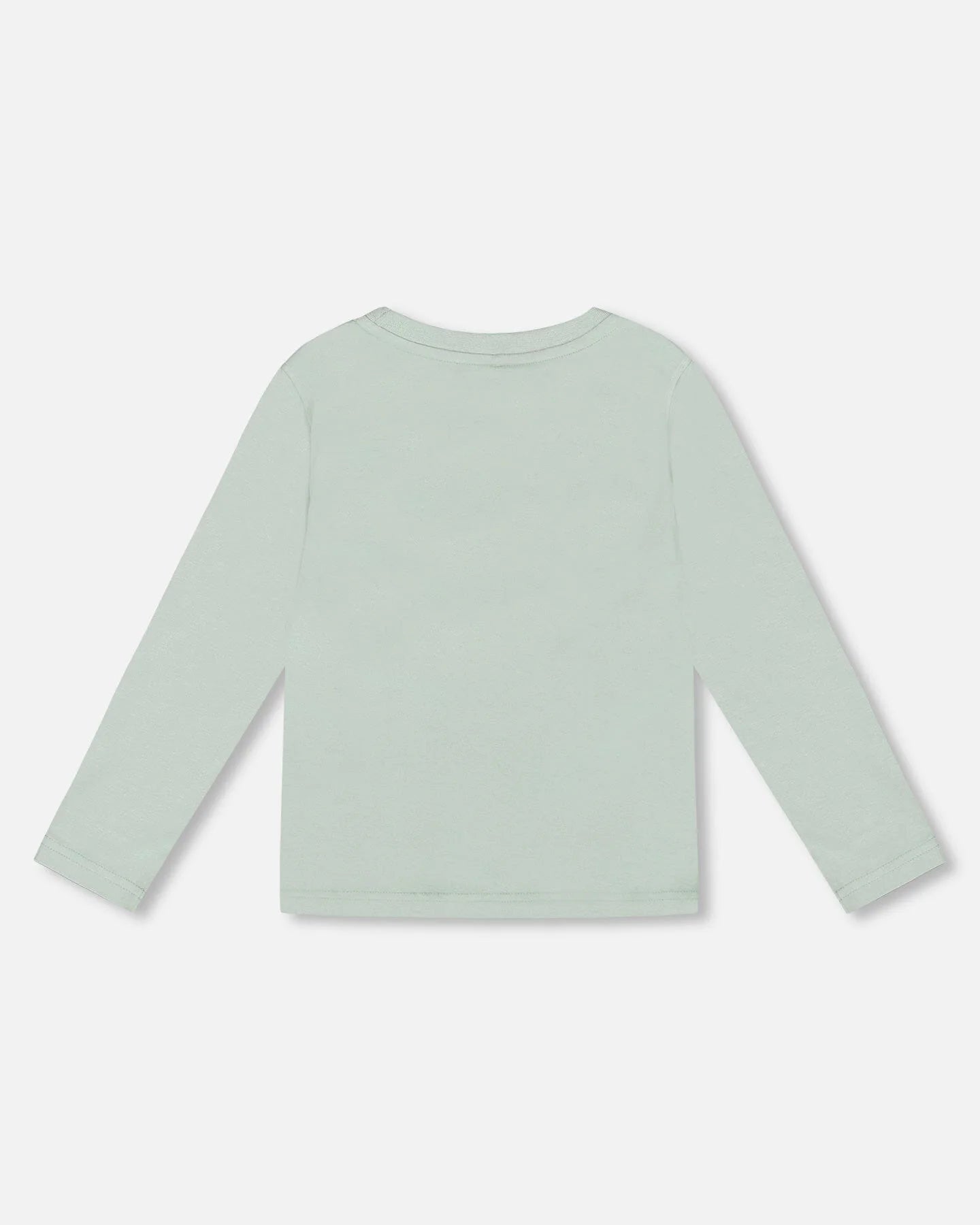 Deux Par Deux - Organic Cotton Long Sleeve Top - Jade