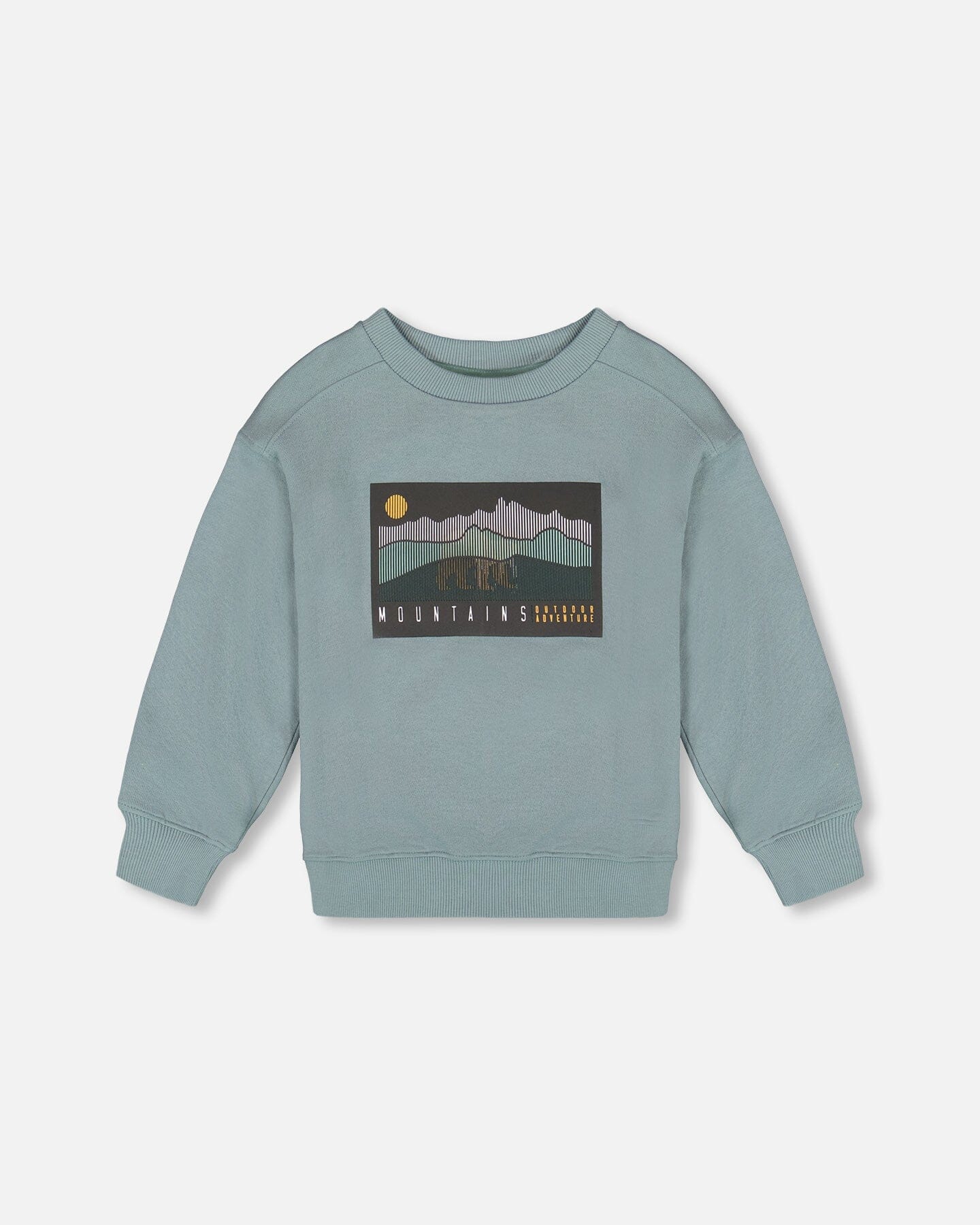 Deux Par Deux - French Terry Sweatshirt - Sage Green