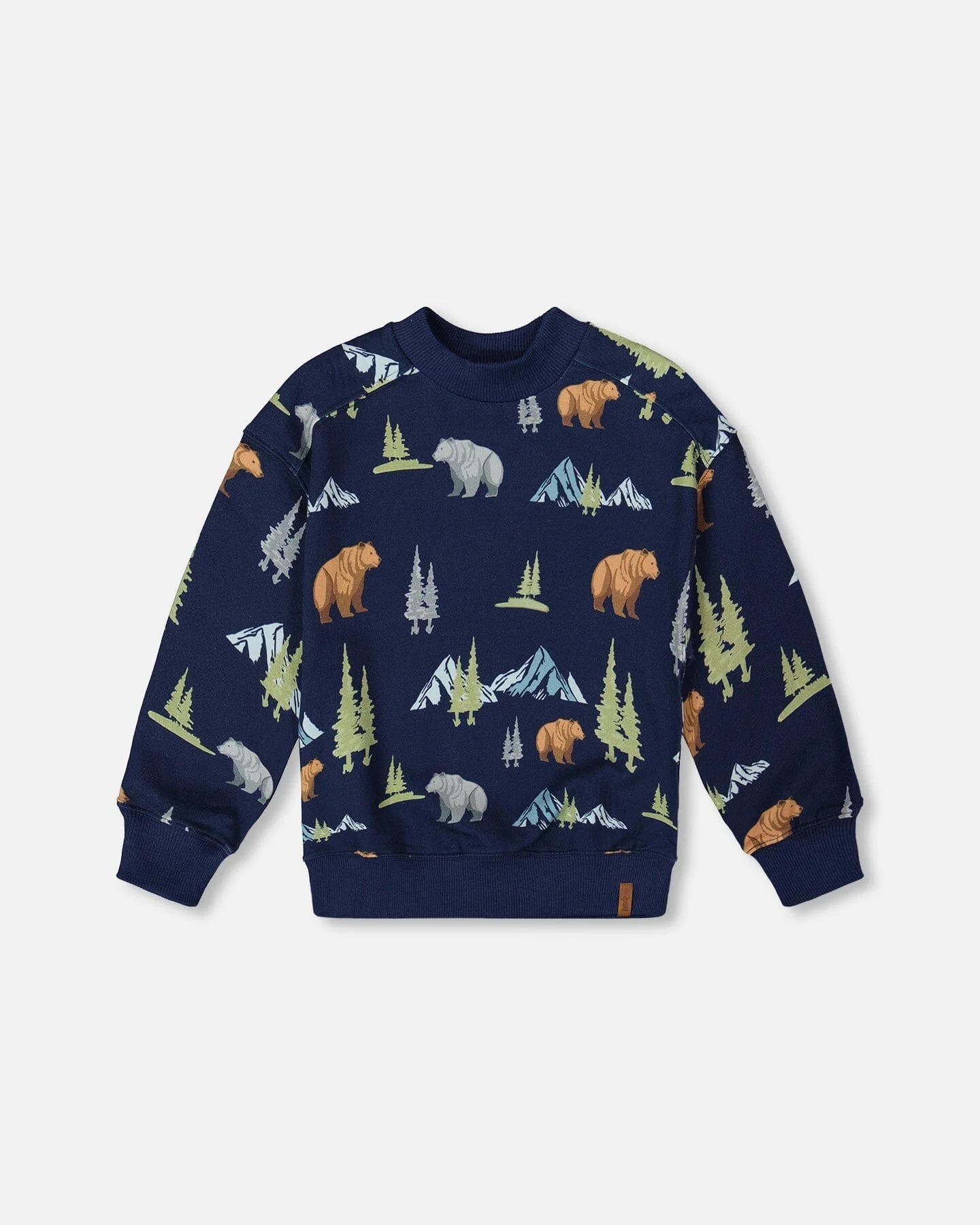 Deux Par Deux - Fleece Sweatshirt - Navy