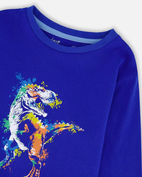 Deux Par Deux - Long Sleeve Tshirt - Blue