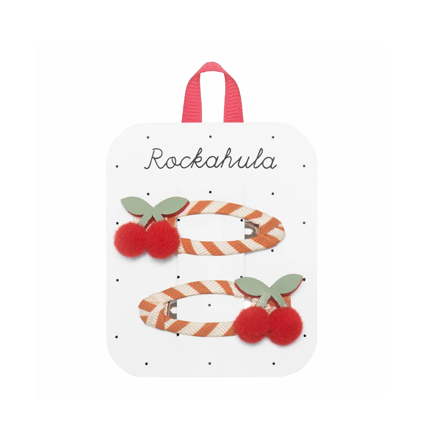 Rockahula - Very Cherry - Stripy Cherry Clips