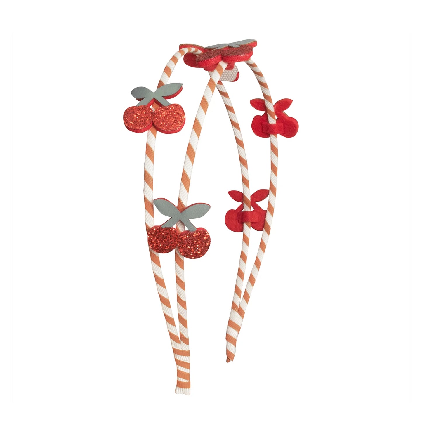 Rockahula - Very Cherry - Stripy Cherry Double Headband
