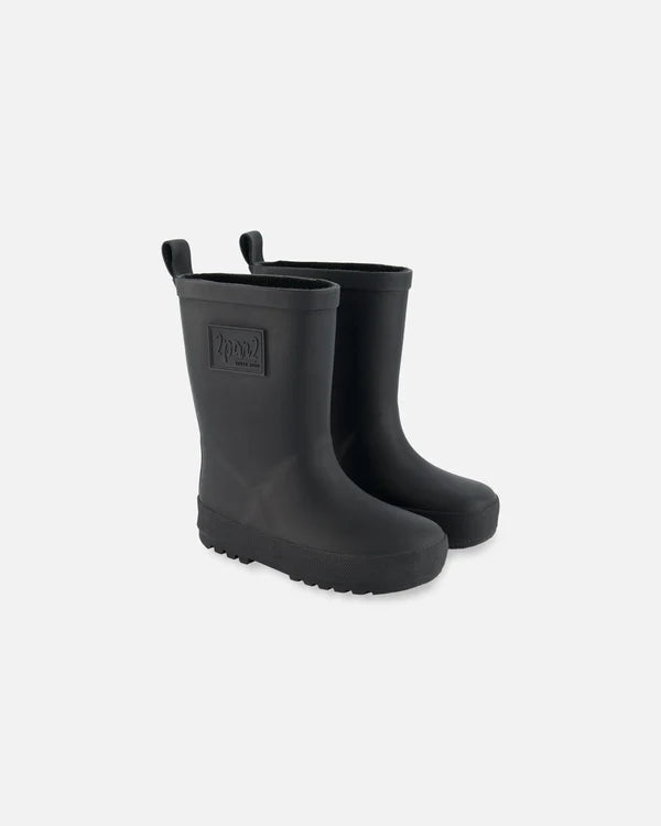Deux par Deux - Rain Boots - Black