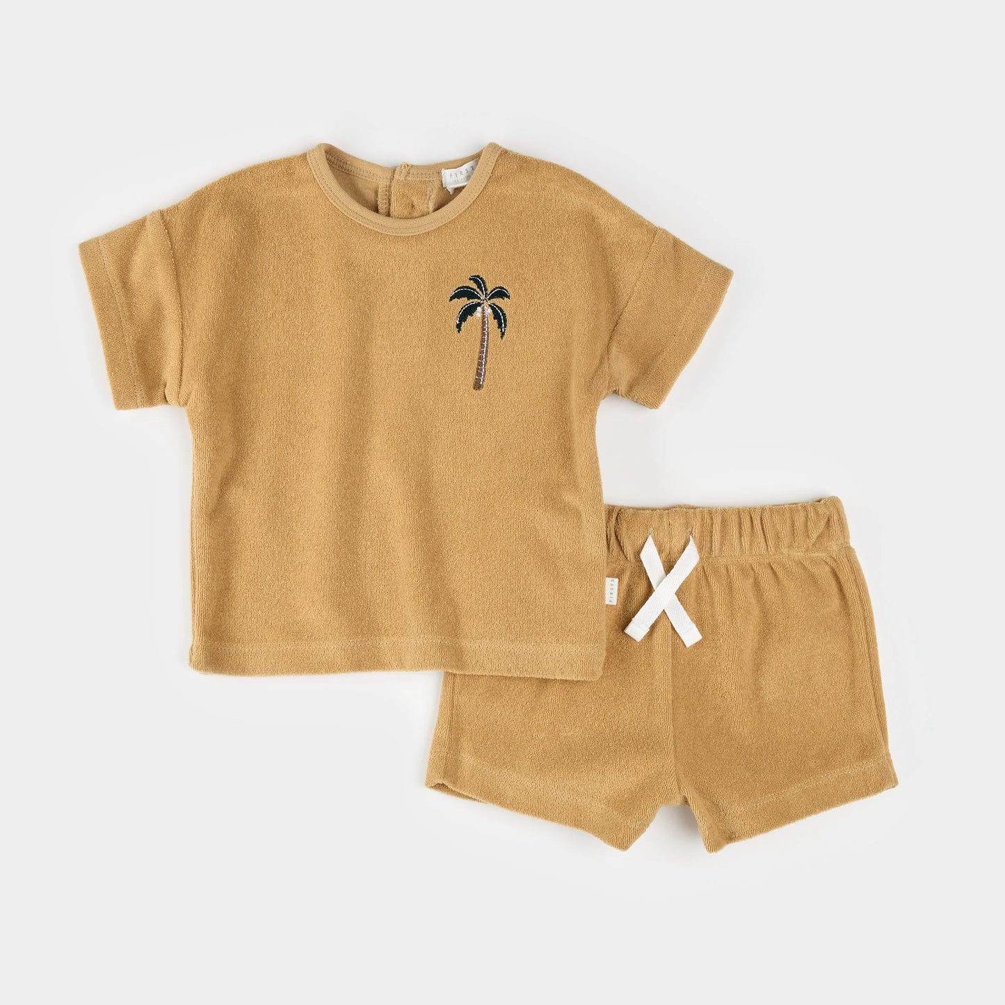 Petit Lem - 2pc Short Set - Sahara Sun