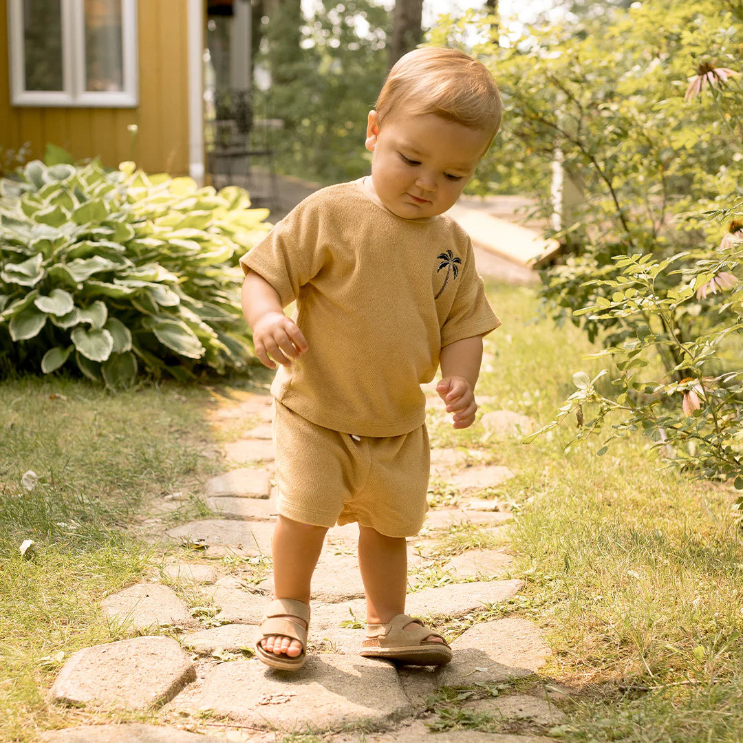 Petit Lem - 2pc Short Set - Sahara Sun