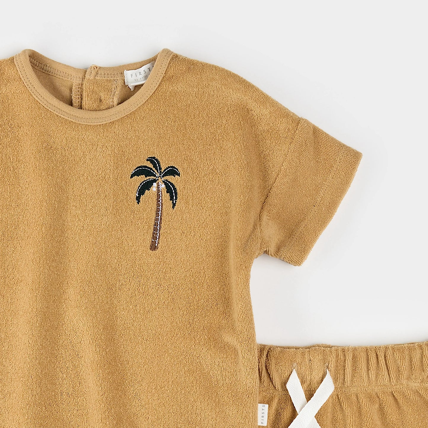 Petit Lem - 2pc Short Set - Sahara Sun