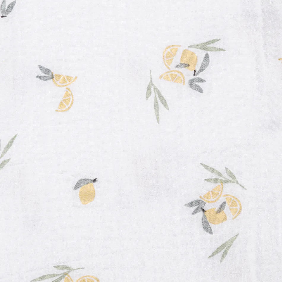 Perlimpinpin - Cotton Muslin Swaddle - Lemon