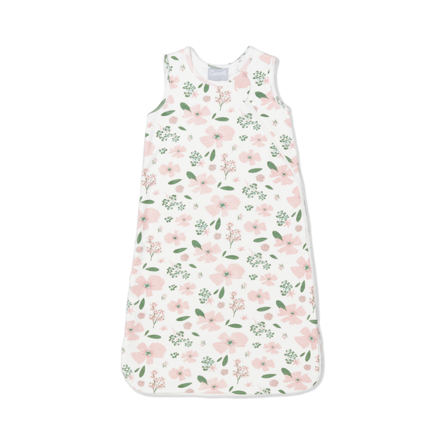 Coccoli - Cotton-modal Sleepsack 1.5 Togs - Pink Flowers