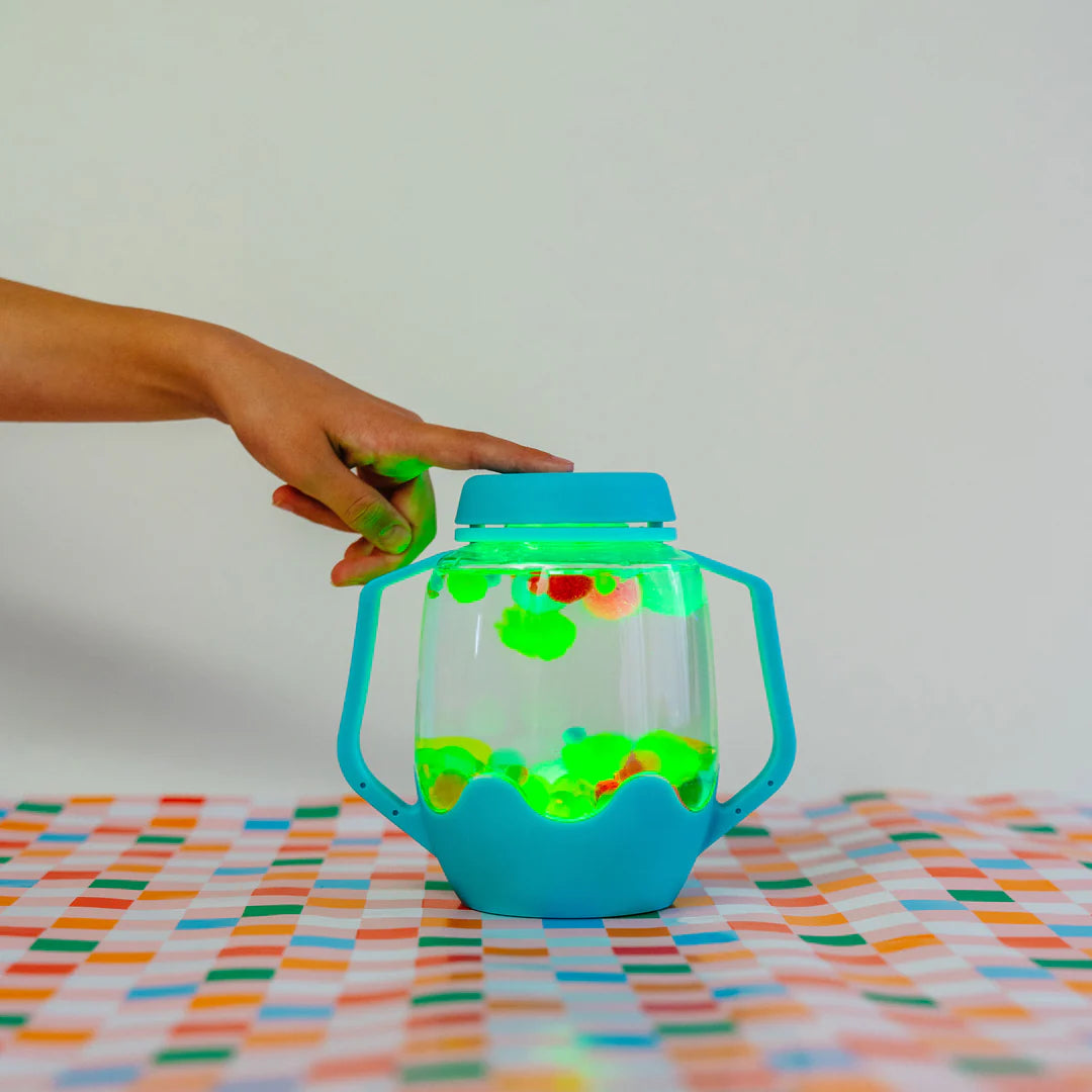 Glo Pals - Sensory Play Jar - Blue