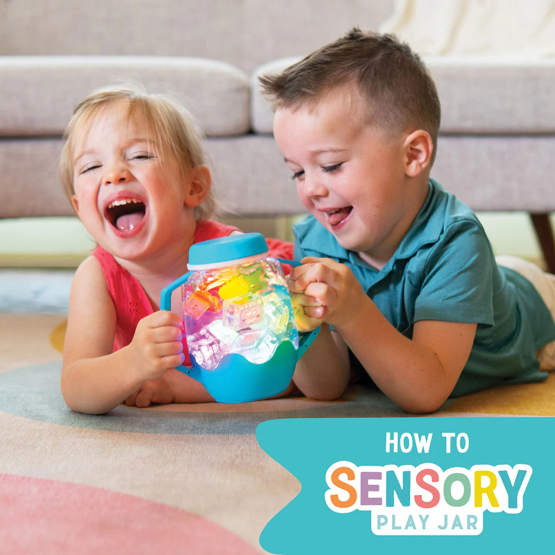 Glo Pals - Sensory Play Jar - Blue