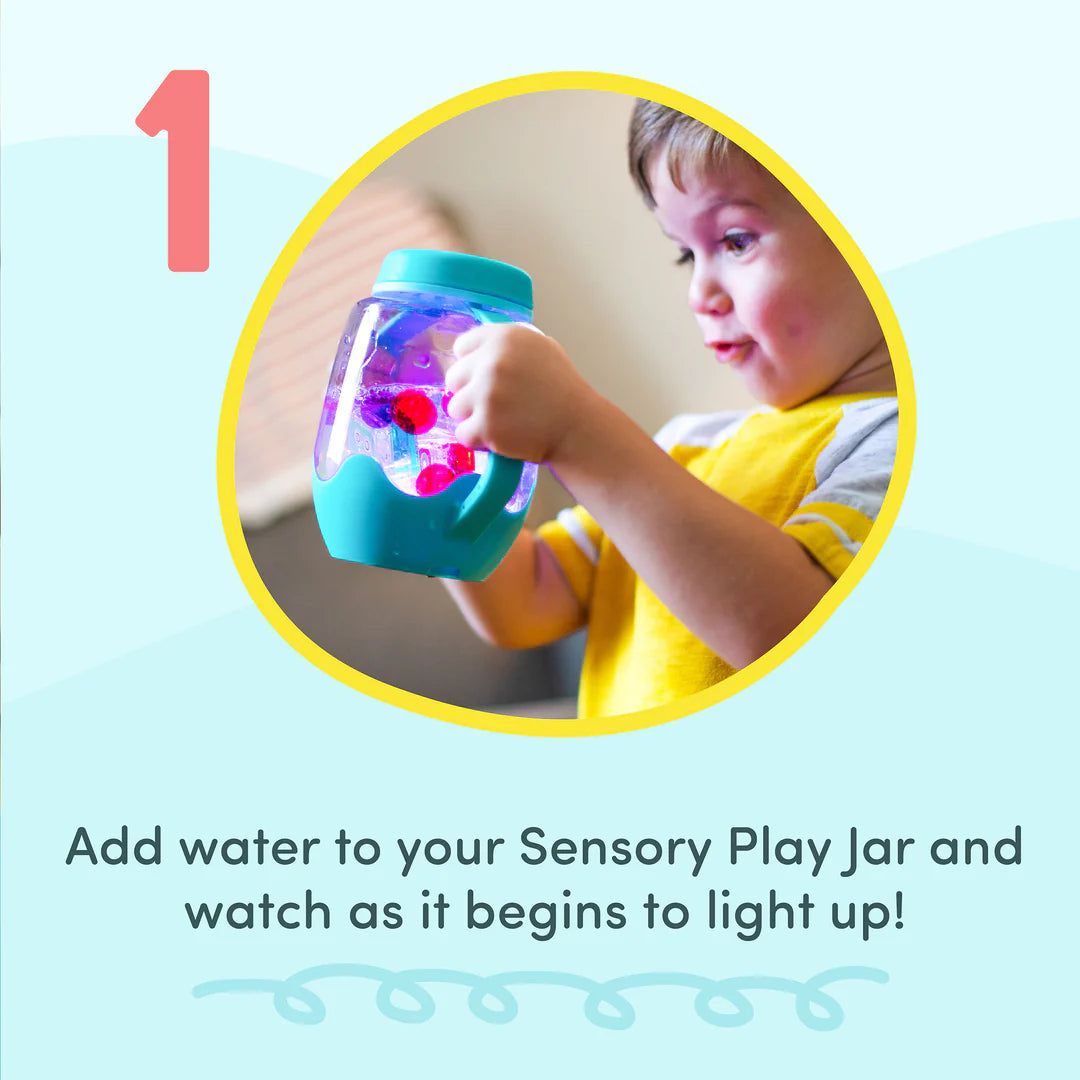 Glo Pals - Sensory Play Jar - Blue