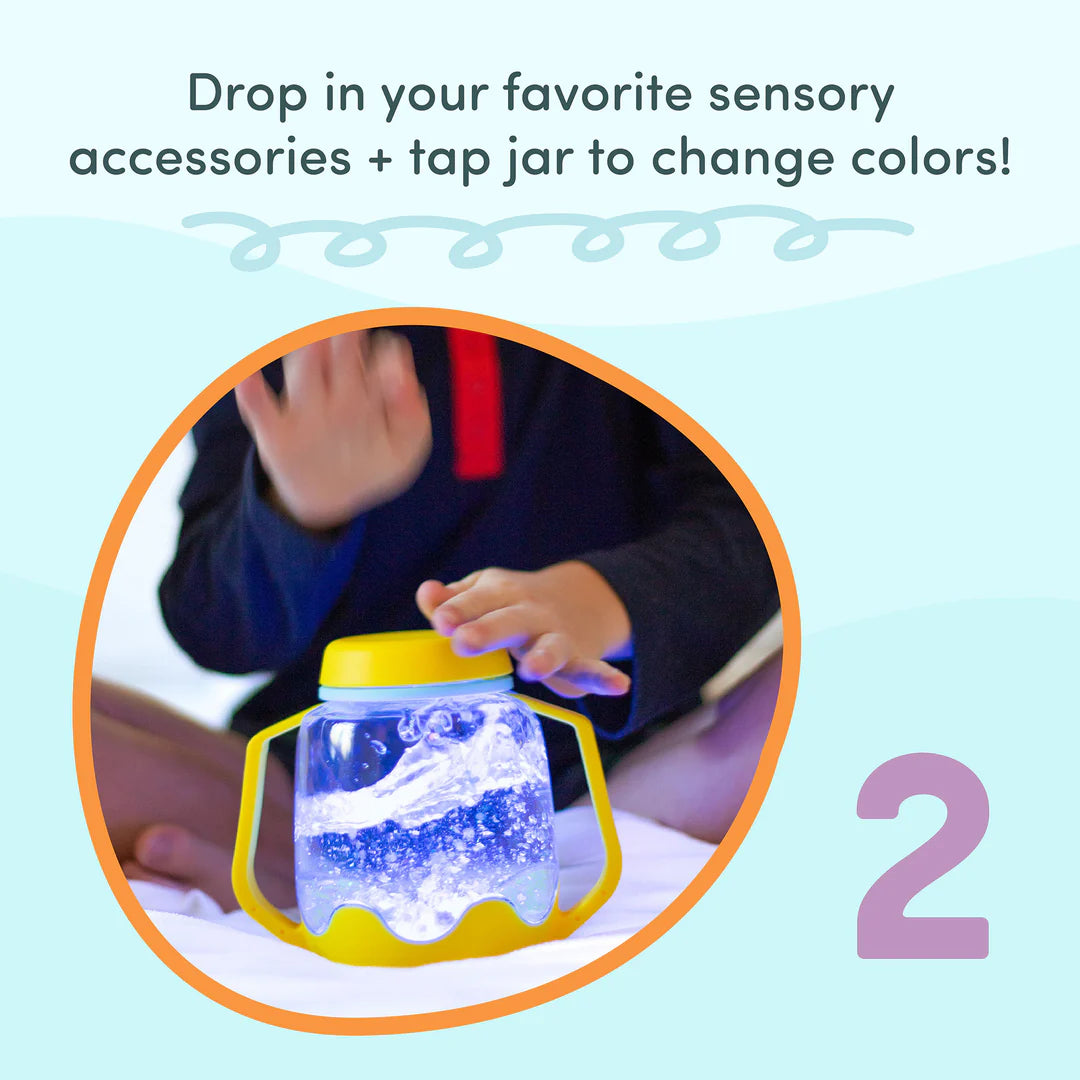 Glo Pals - Sensory Play Jar - Blue