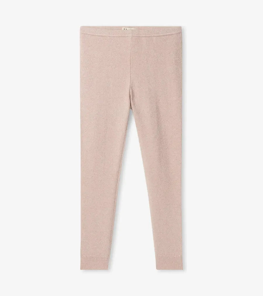 Hatley - Cable Knit Leggings - Gold Shimmer