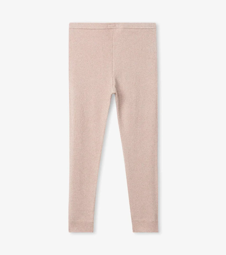 Hatley - Cable Knit Leggings - Gold Shimmer