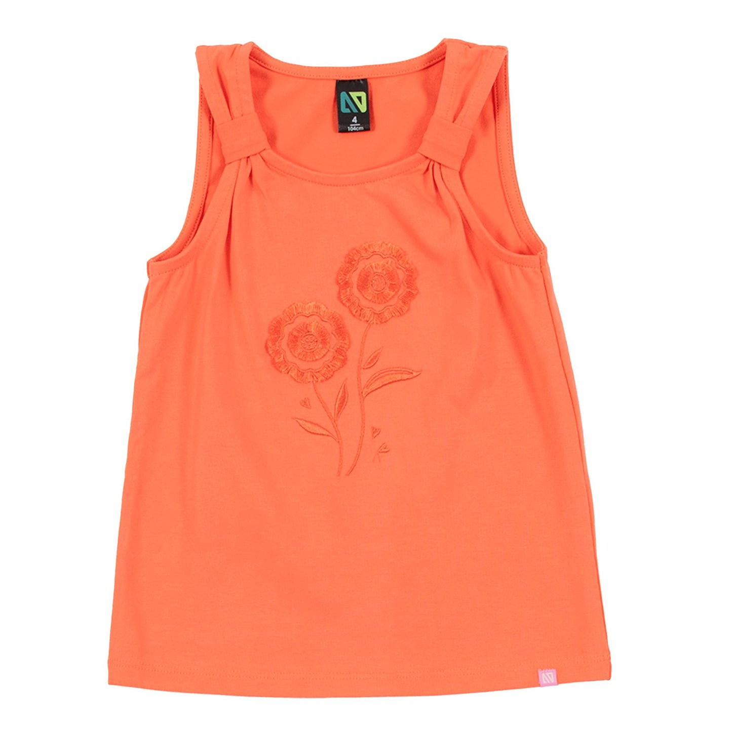 Nano - Pretty Hummingbird Tank Top - Coral