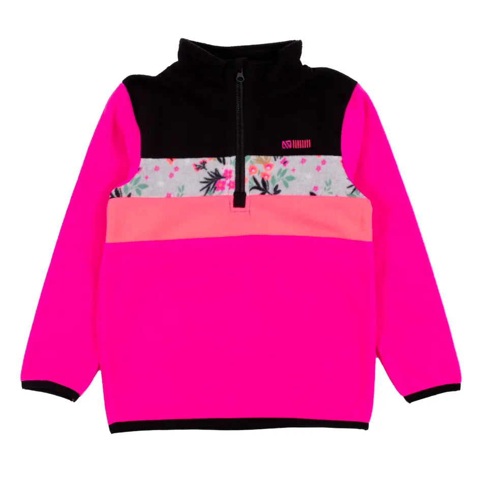Nano - Fleece Base Layer - Colourblock Fuchsia