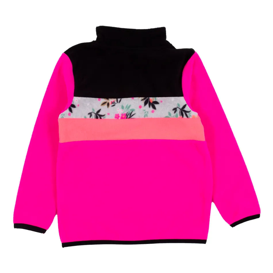 Nano - Fleece Base Layer - Colourblock Fuchsia