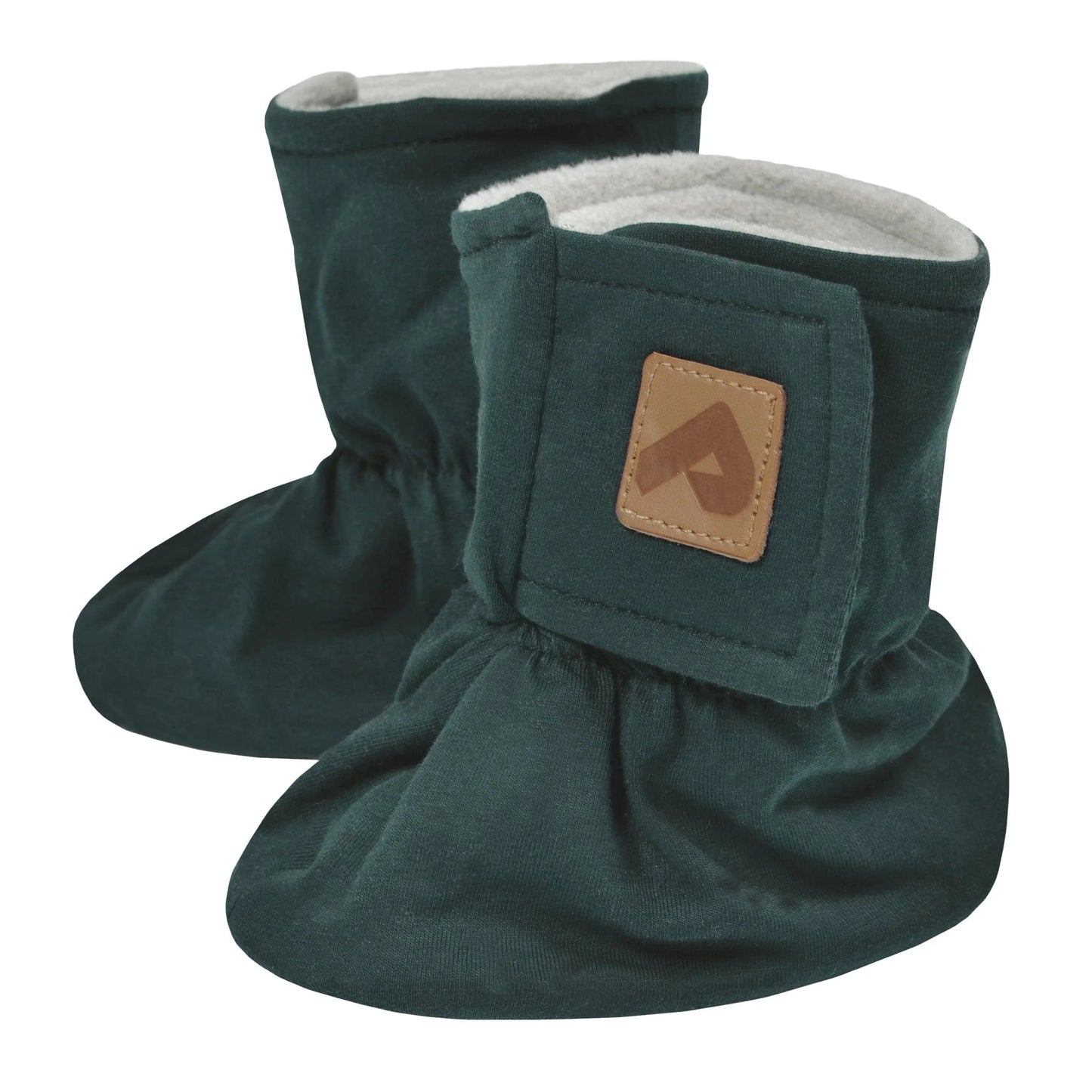 Perlimpinpin - Cotton Booties with Fleece Lining - Epinette