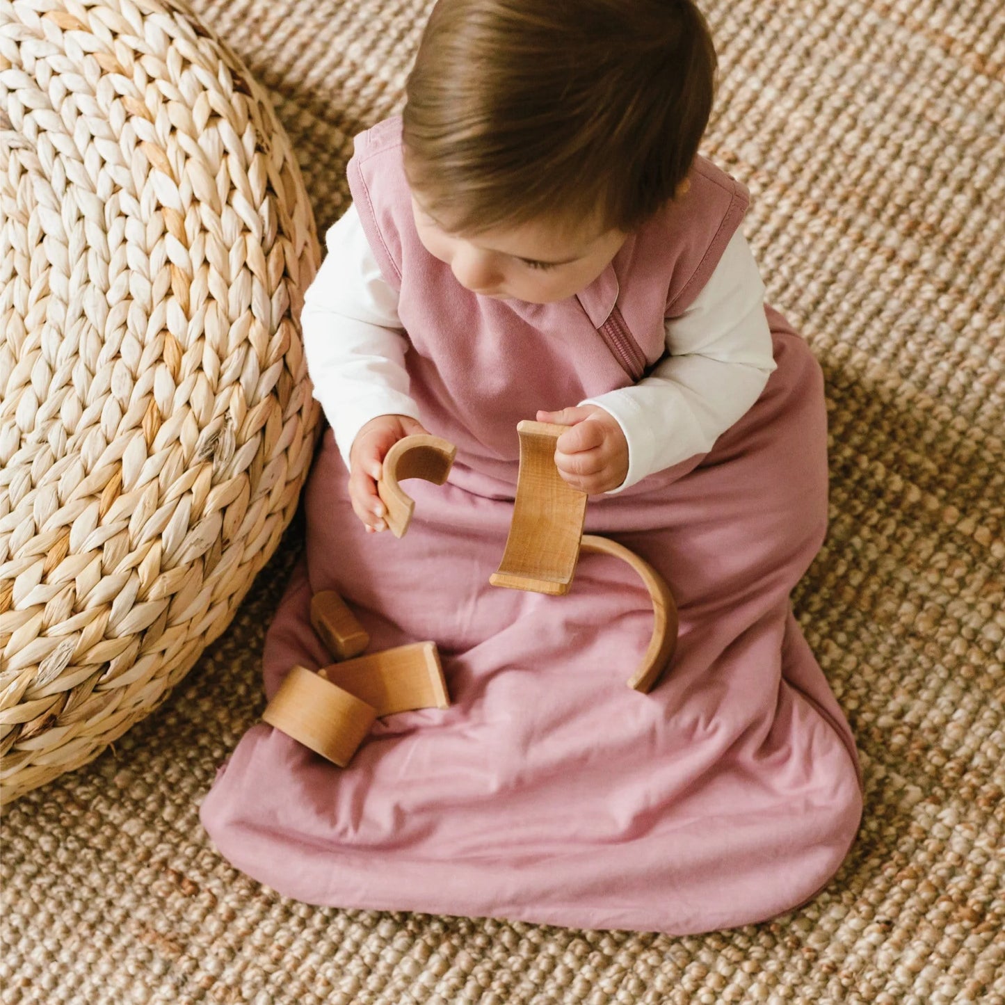Perlimpinpin - Quilted Bamboo Sleep Sack 1.0 Tog - Lotus