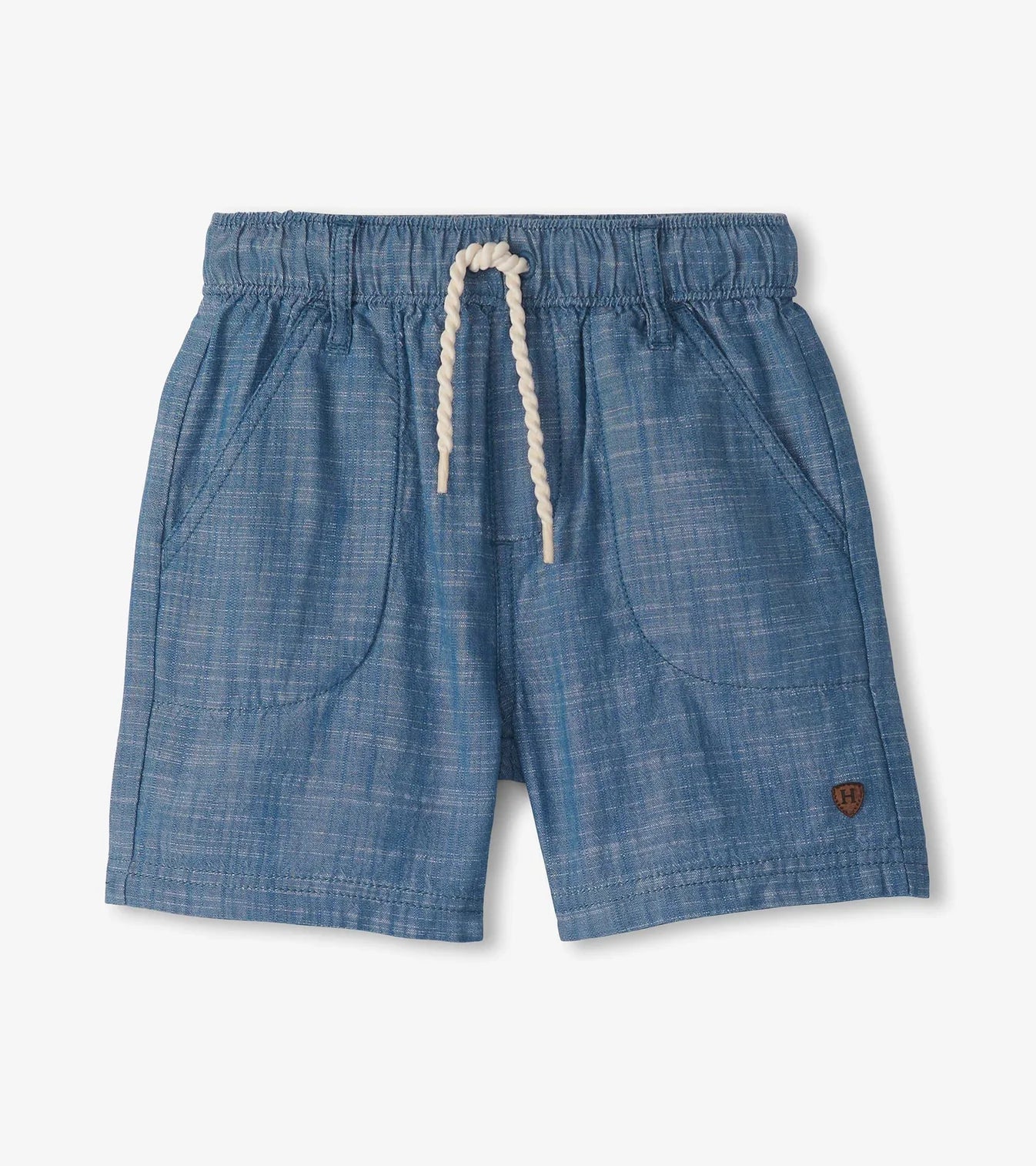 Hatley - Chambray Woven Shorts - Indigo Blue