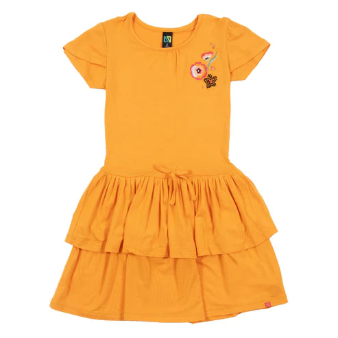 NANO - Picnic - Ruffle Dress - Yellow