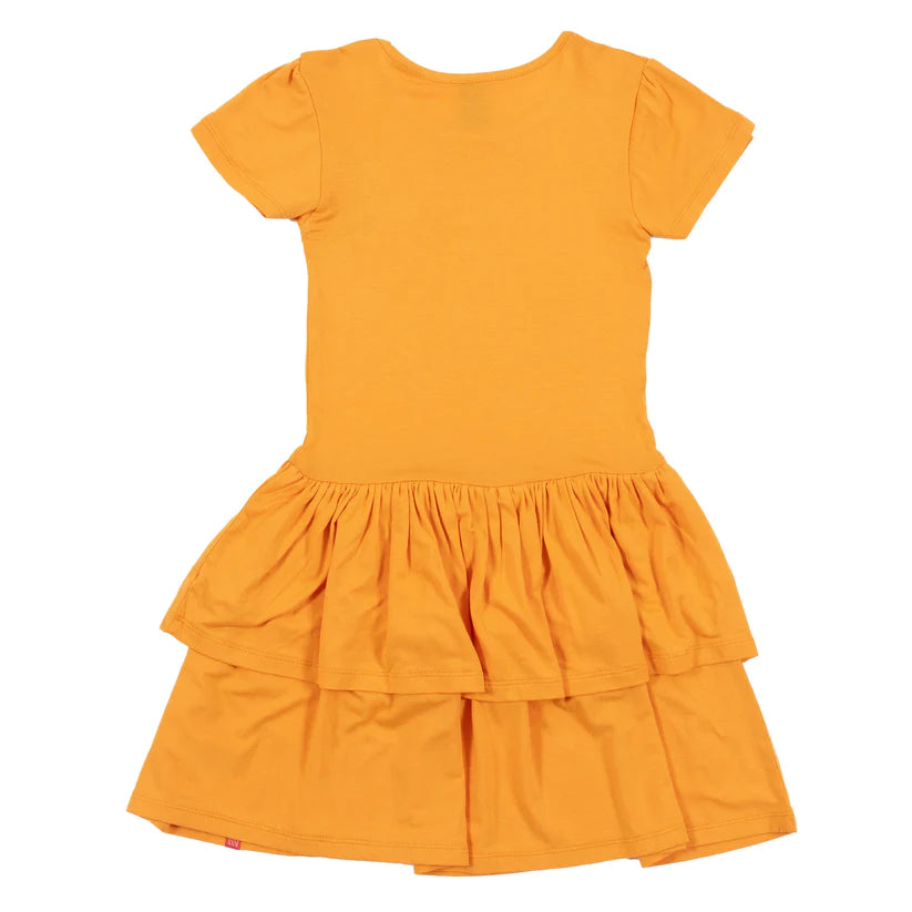 NANO - Picnic - Ruffle Dress - Yellow