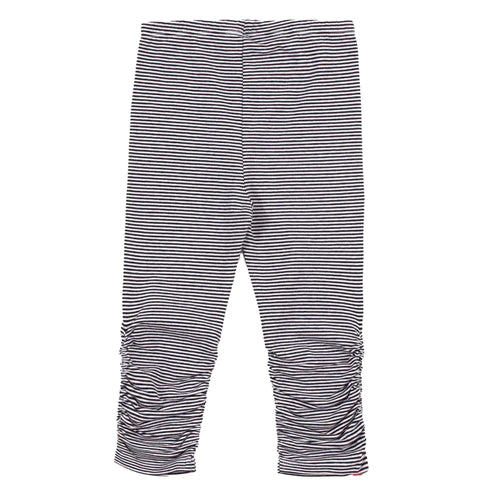 NANO - Picnic - Striped 3/4 Leggings - Black