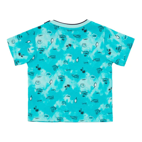 NANO - Summer - Printed T-Shirt - Turquoise