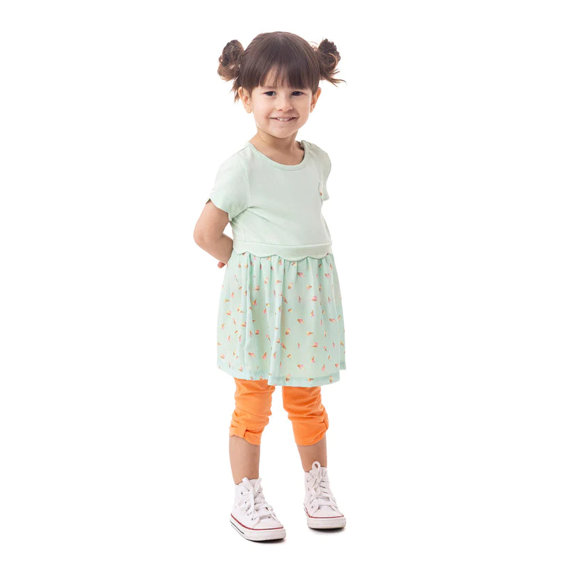 NANO - Boats - 3/4 Leggings - Orange