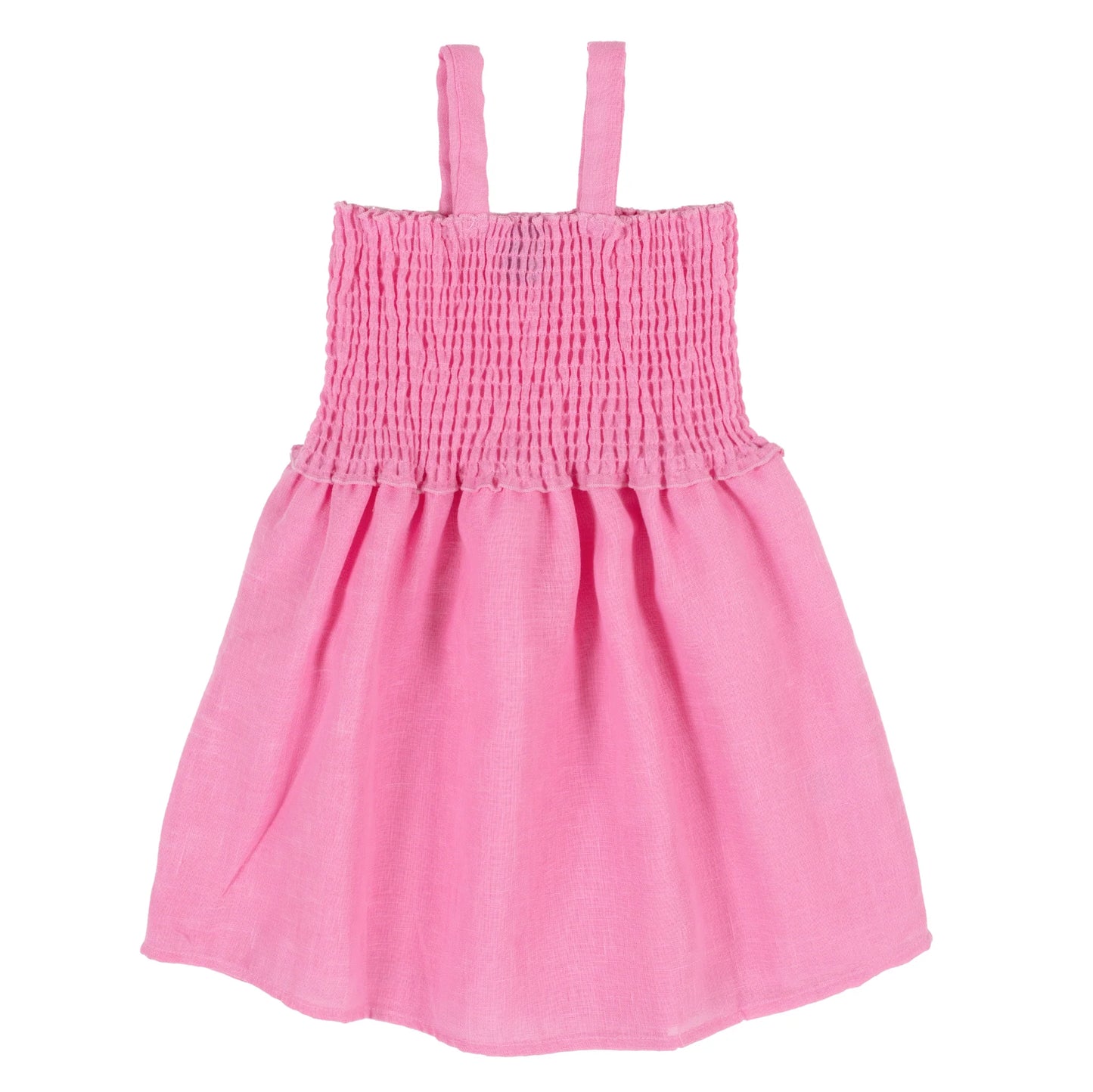 Nano - Pretty Hummingbird Linen Dress - Rose