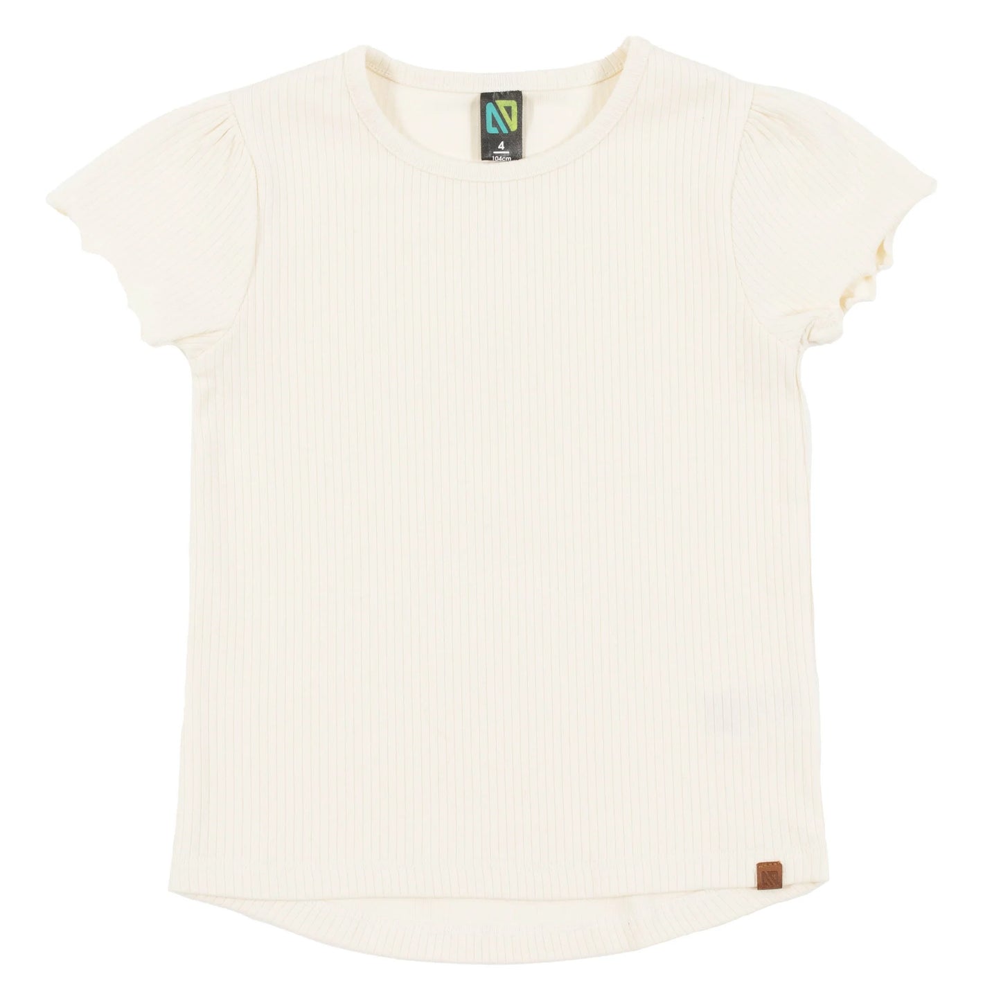 Nano - Sweet Ladybug Ribbed T-shirt - Ivory