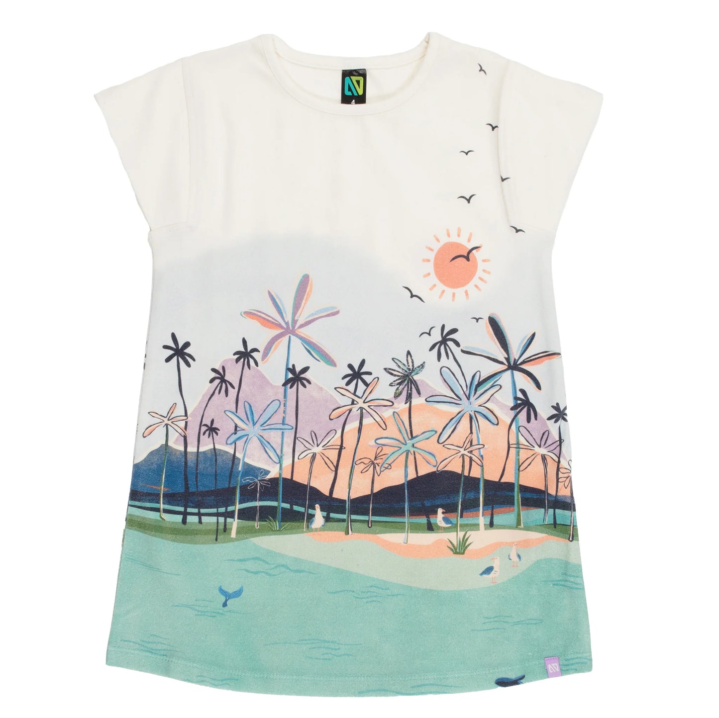 Nano - Vacation in Malibu Tunic - Ivory