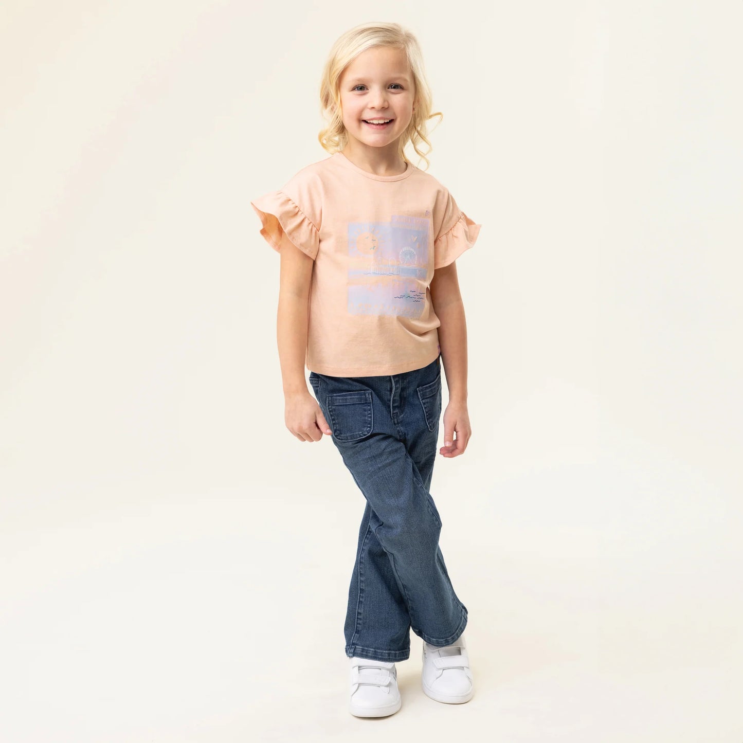 Nano - Vacation in Malibu T-Shirt - Coral
