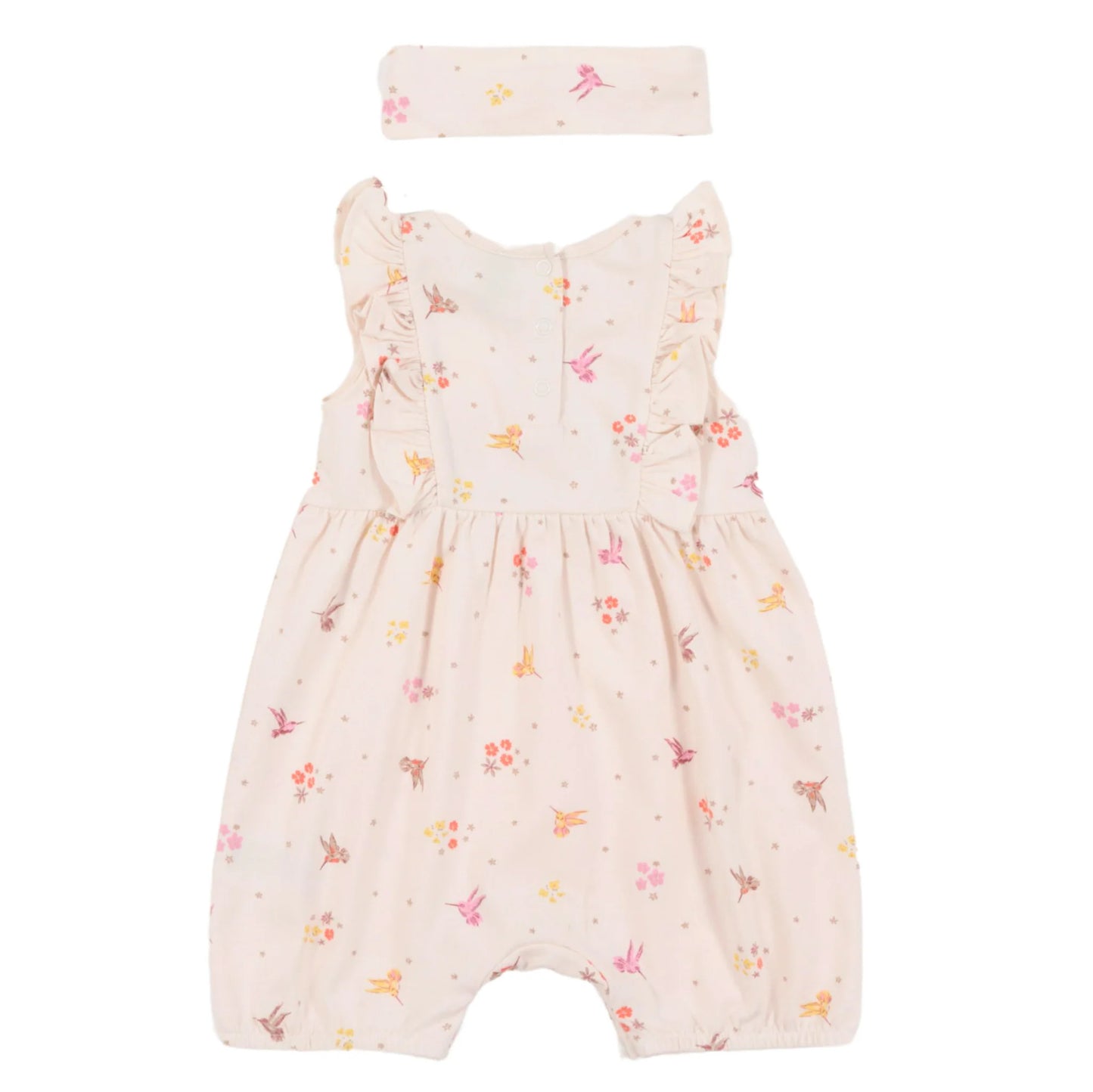 Nano - Small Miracle Romper with headband - Ivory