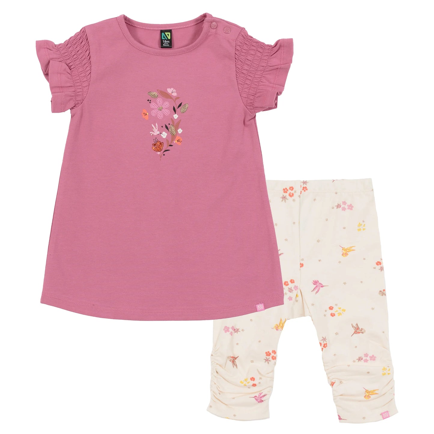 Nano - Small Miracle 2pc Tunic Set - Pink