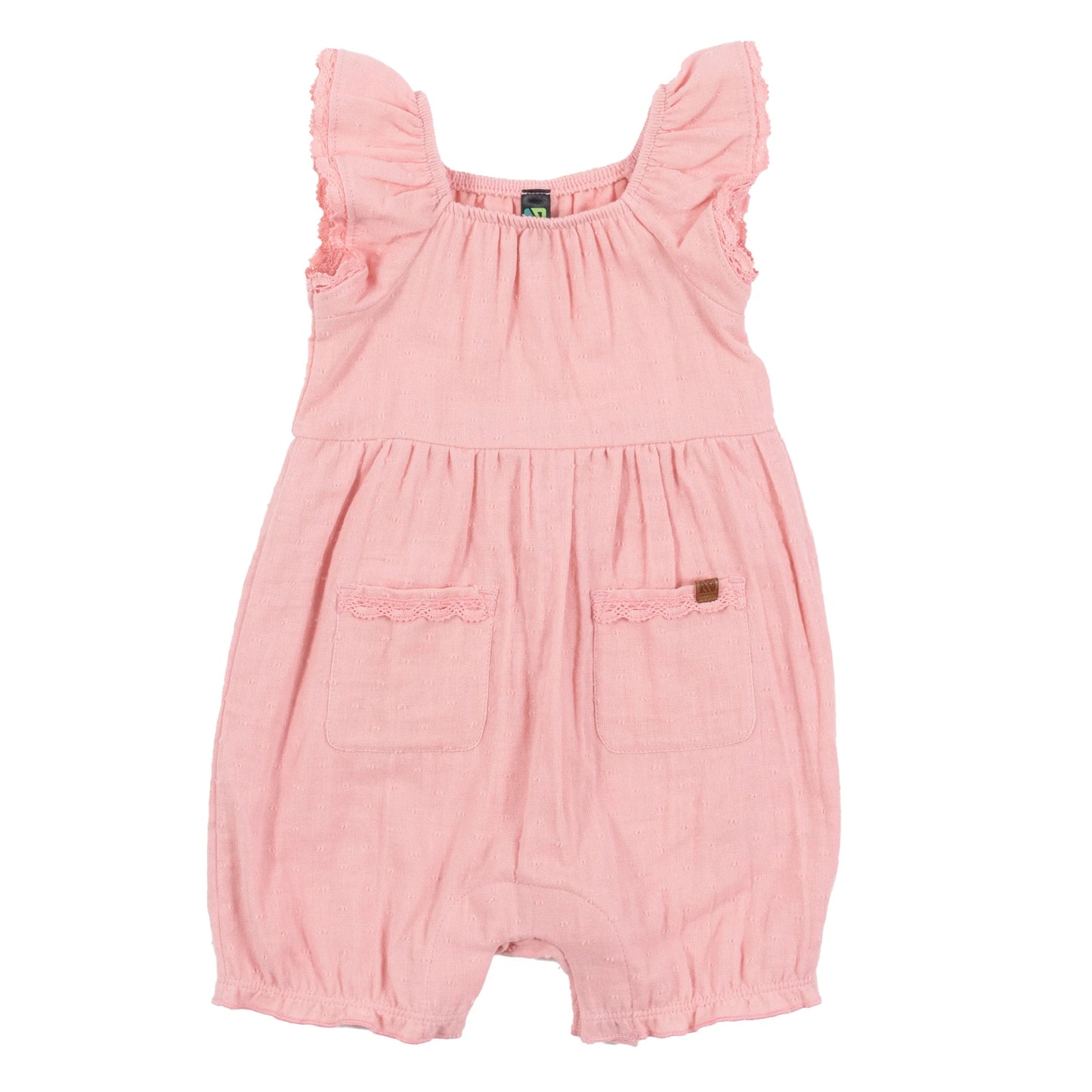 Nano - Ladybug Romper - Pale Pink