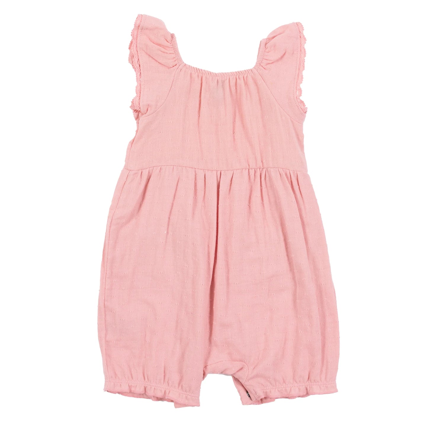 Nano - Ladybug Romper - Pale Pink