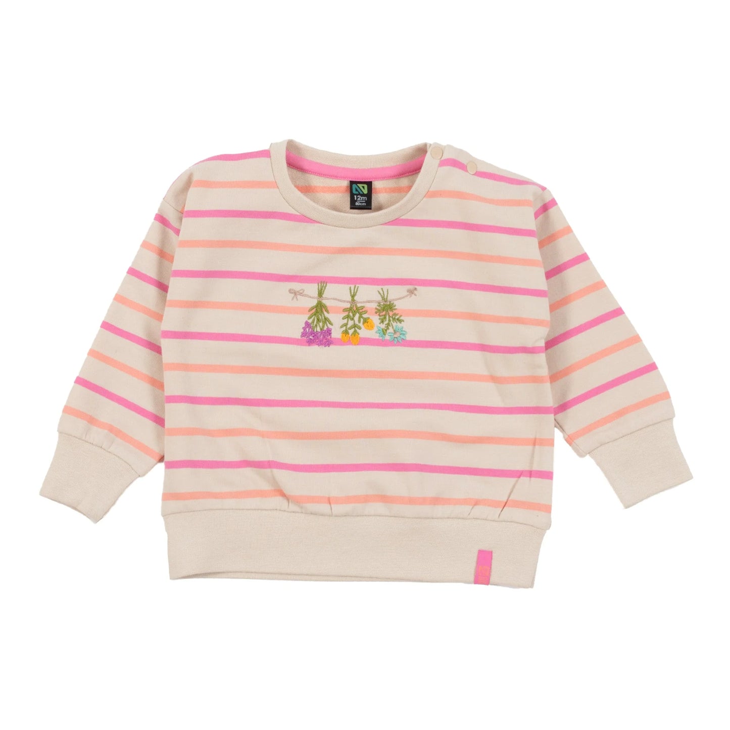 Nano - Small Flower Sweater - Beige