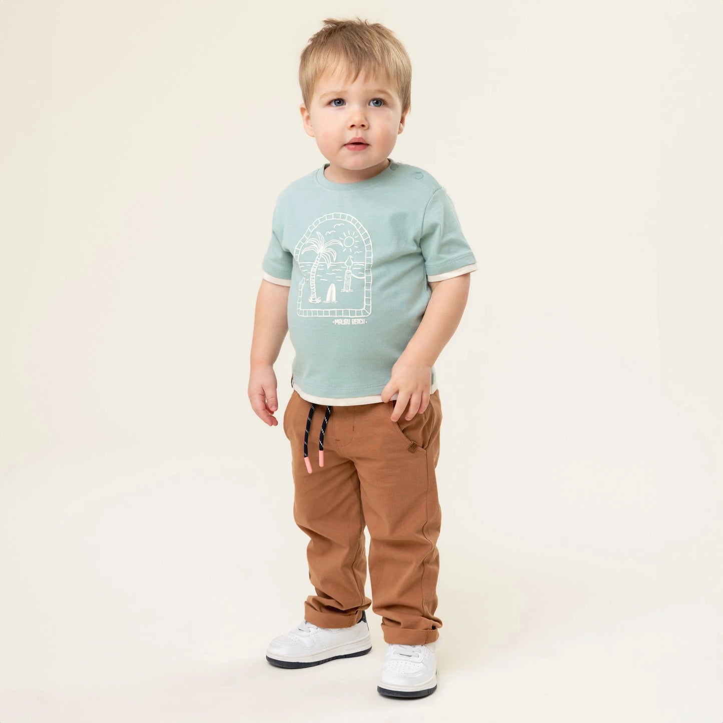 Nano - Surf The Wave Jersey Pants - Brown