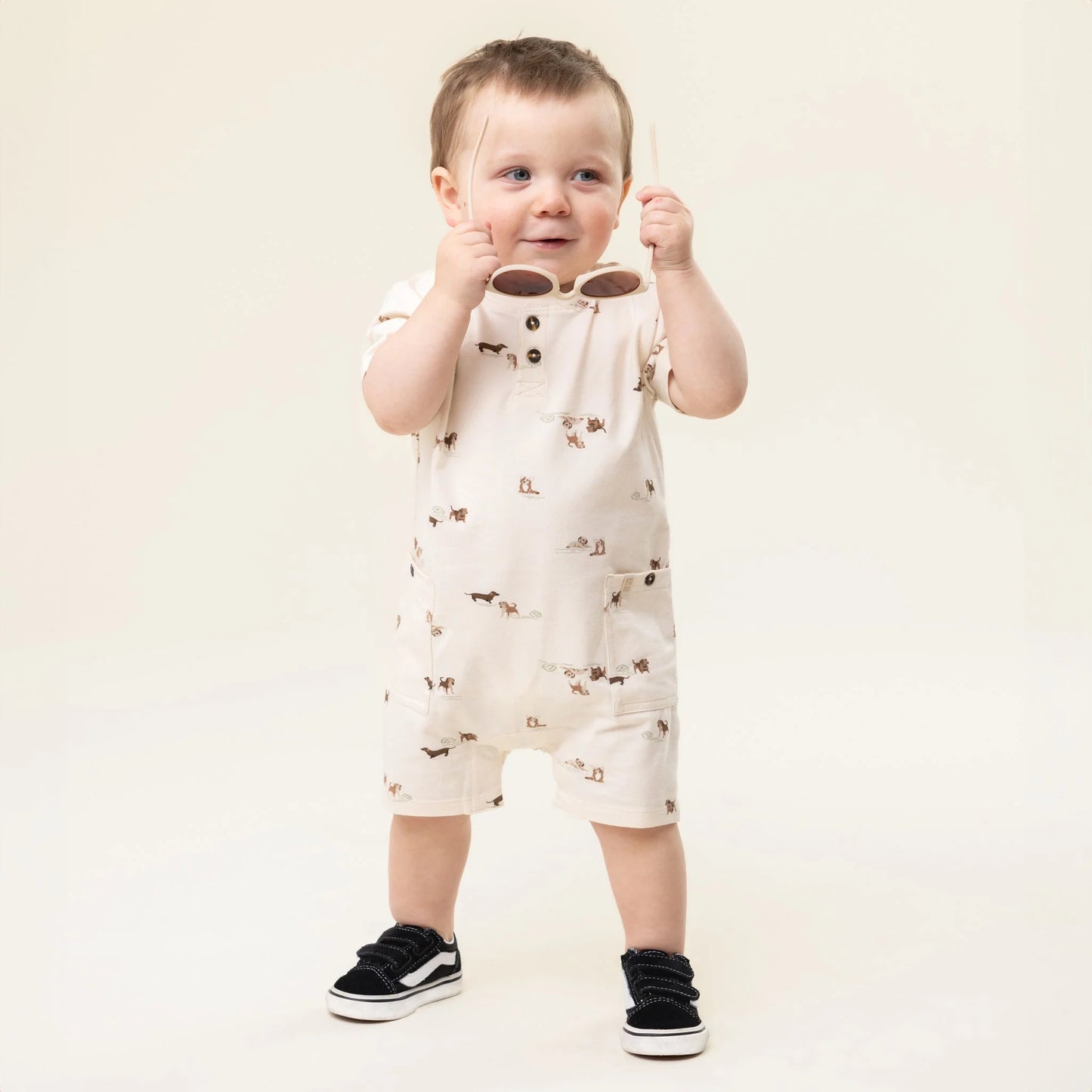 Nano - Smile Romper - Ivory