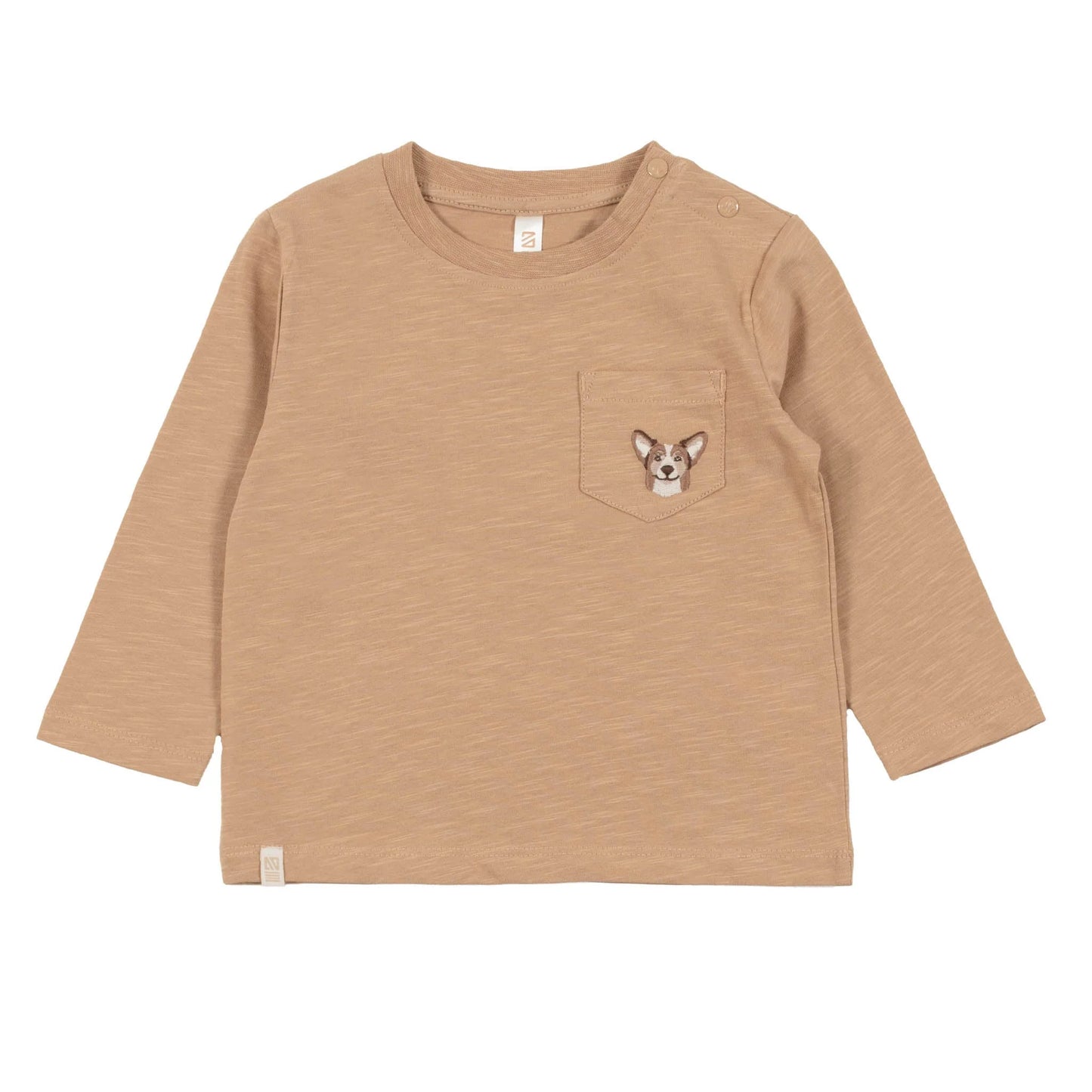 Nano - Smile Long Sleeve T-Shirt - Beige