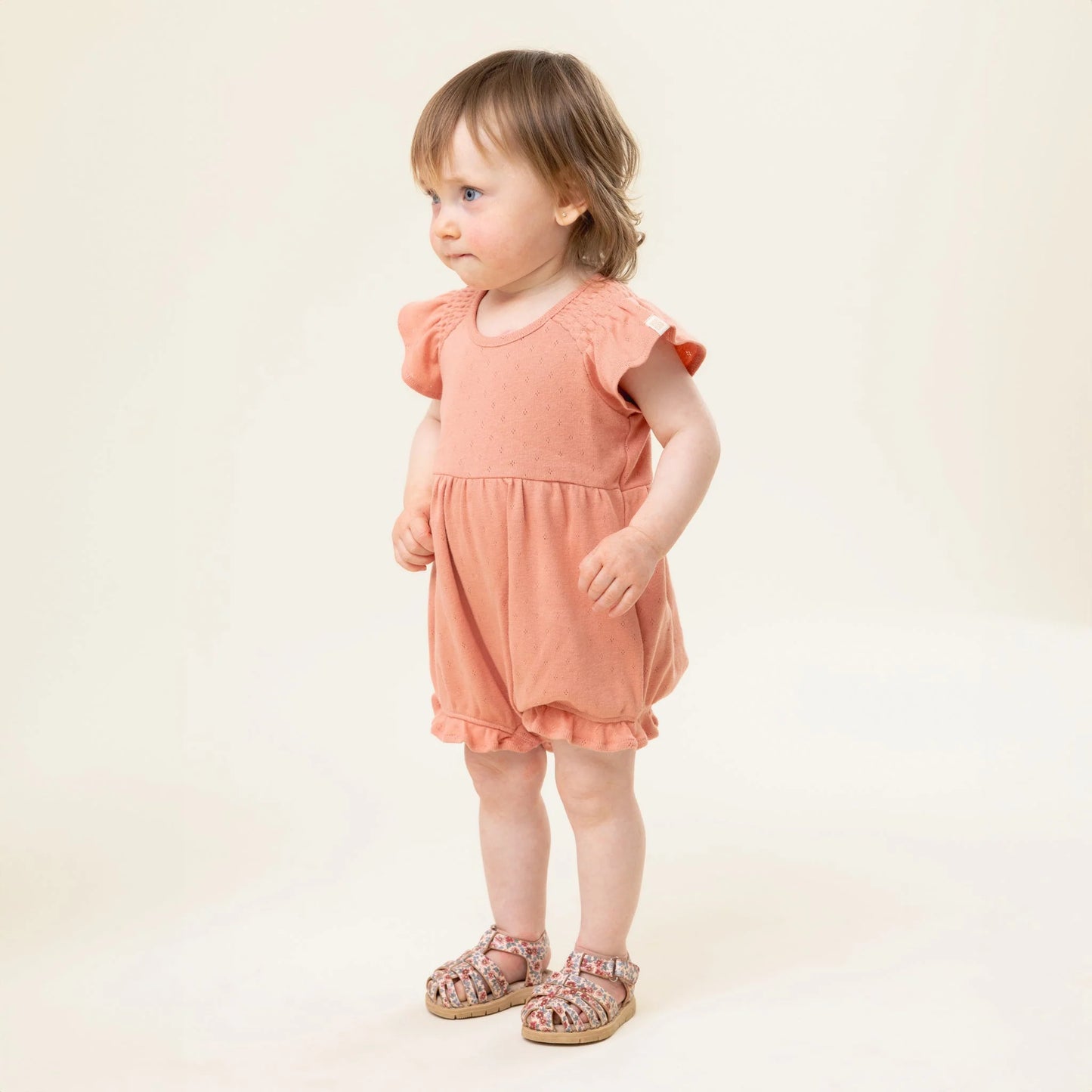 Nano - Too Beautiful Romper - Coral